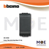 Bticino Living 1Way Switch Matt Black 1P 16A | L4001N | مفتاح مفرد اسود مع غطا