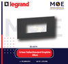 Legrand Arteor ItalianStandard Square Cover Plate Graphite 4module | 011575032 | بلاك غرافيت