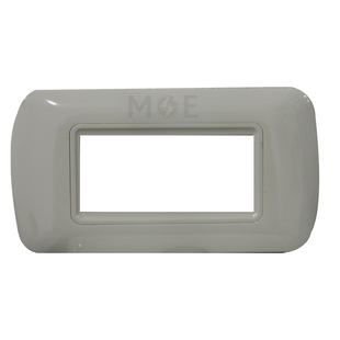 Master Plastic Cover Plate Ivory 4module | 28-4 | بلاك بلاستيك عاجي