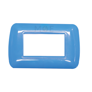 Master Plastic Cover Plate Navy Blue 3module | 19-3 | بلاك بلاستيك كحلي