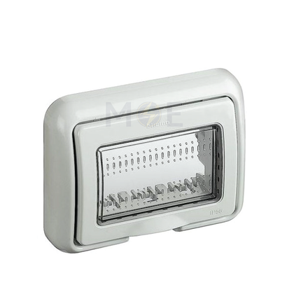 Master IP55 Waterproof Cover Plate White 3module | 6052-E06 | غطاء مطري
