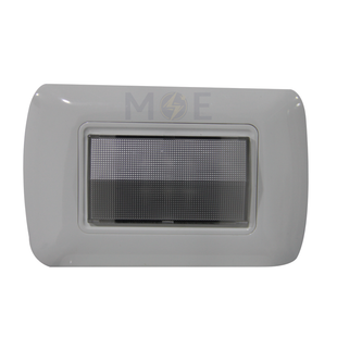 Master White Prismatic Indicator Unit Led White 3Module | 6060 | لمبة اشارة ليد ابيض