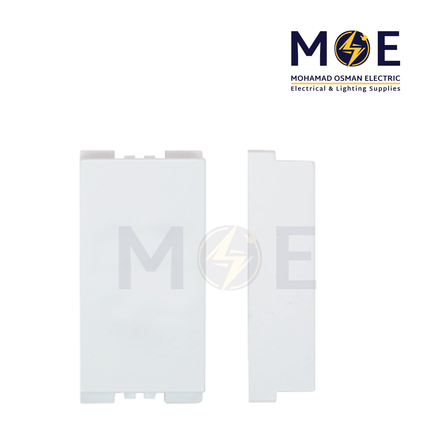 SAS Eco Blank module White | Eco-50-056 | سدة مفردة ابيض