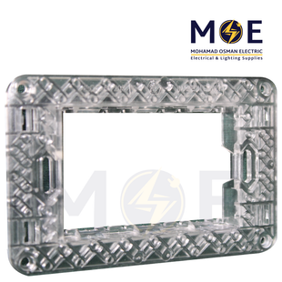 SAS Eco Mounting Frame Transperent 3module | Eco-50-203 | شاسي مثلثة بلاستيك
