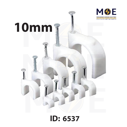 GiantLok Cable Clips / Wall Wire Clips 10mm | GC-3 | اتاش للكابل