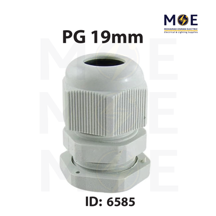 Orient Cable Gland PG19 ( 12mm - 16mm) | PG19 | برس اتوب للكابل رمادي