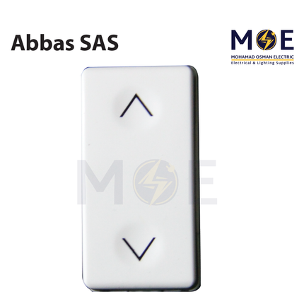 SAS Gewiss SAS Curtain Switch Ivory 1P 10AX 250V | SAS-20-521 | مفتاح ستور عاجي