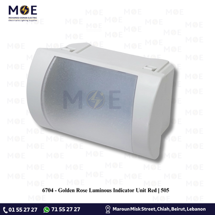 Golden Rose Luminous Indicator Unit Red | 505 | نواصة احمر