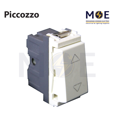 Piccozzo Curtain Switch Ivory 10A 250V | 09872A | مفتاح ستور عاجي