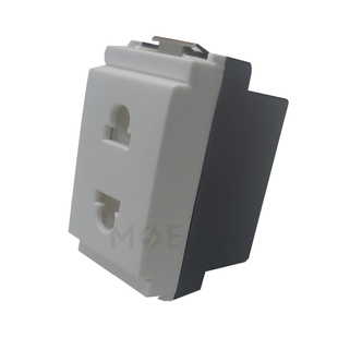 Piccozzo Euro American Standard Socket Outlet Ivory 2P+E 16A 250V | 09867-Ivory | بريز امريكي اوروبي عاجي