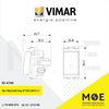 Vimar Idea 1Way Switch Gray 2P 16AX 250V 0-1 | 16016 | مفتاح مفرد خطين رمادي اسود