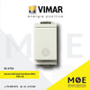 Vimar Idea Door Bell Switch/ Push Button White 1PNO 10A | 16080.B | كباس جرس داخلي مفرد ابيض