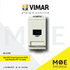 Vimar Idea EDP Data Socket Connector RJ45 Cat6 Netsafe UTP 110 white Gray | 16359.6.B | بريز داتا ابيض