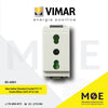 Vimar Idea Italian Standard Socket P17/ 11 Outlet White 250V 2P+E 16A | 16203.B | بريز امان ابيض