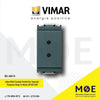 Vimar Idea SELV Socket Outlet for Special Purpose Gray 3+4mm 2P 6A 24V | 16301 | بريز تلفون رمادي اسود