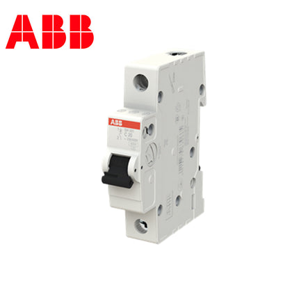 ABB MCB SH201T C20 1P 6kA 20A | 2CDS211001R0204 | دجنتور كهرباء مفرد - قاطع كهربائي