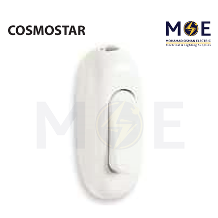 CosmoStar Flexible Cord Switch 2( 4A ) line end 2way switch white 1P | CS-405K | بوار بلوطة دوبل دركسيون