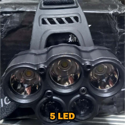 VANLOOK Rechargeable Headlamp 5 LED | 1373/N3