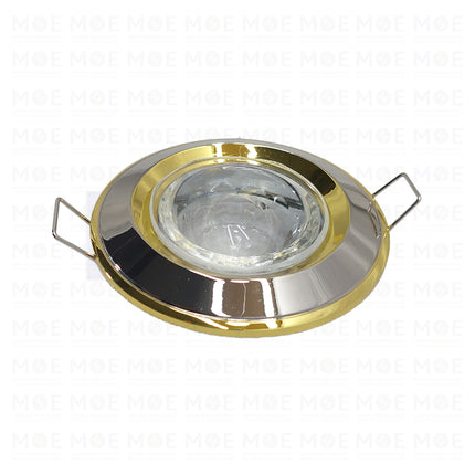 downlight / Spotlight Frame MR16 Chrome/Nickel Recessed Fix Circular 6cm | سبوت فارغ مدور مخفي كروم على نيكل ثابت