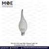 AEG LED Lamp Milky Filament Candle Tail WarmWhite E14 4W | AEGCT12034 | لمبة ليد برم سن رفيع فيلامنت شمعة دنب حليبي ورم وايت
