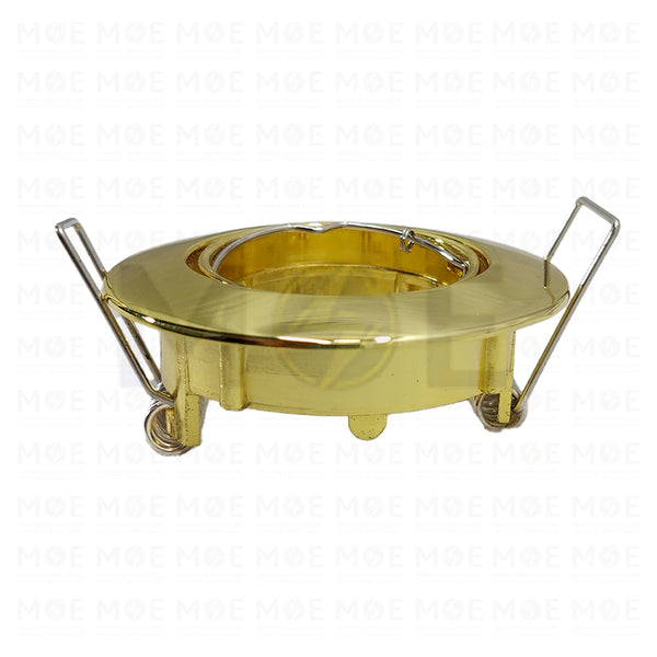 SEC Downlight / Spotlight Frame MR11 Gold Recessed Adjustable Circular 5.5cm | سبوت فارغ مدور مخفي ذهبي متحرك