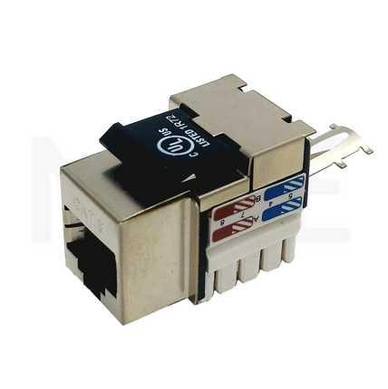 European netconnect Cat6 Shielded RJ45 Network Keystone Jack Tools Less STP | E2002F