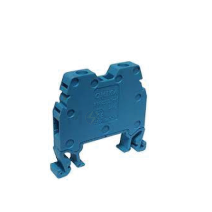 OMIKA Rail Terminal Block 16mm Blue | MRK 16-Blue | جنكسيون سكة ازرق