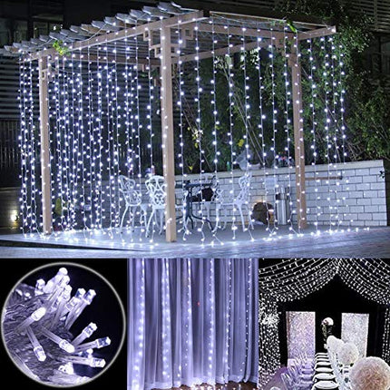 LED Mini Christmas String light White With Mini Controller 300LED 220V | D008-021