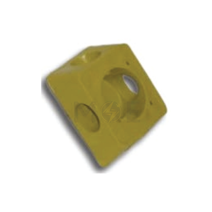 Equiplast Pather Grand/ Flush mounting box Batibox for masonry yellow | 000058 | باتير اصفر