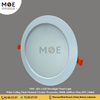 AEG LED Downlight/ Panel Light White Ceiling Flush Mounted Circular Warmwhite 3000K 4200Lm 19cm 42W | 16064 | سبوت ليد مدور هاي باور مخفي ابيض ورم وايت
