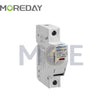 MoreDay Din Fuse Holder With Fuse 10x38mm 30A 1000VDC | MDPV-30 | دجنتور بيت فيوز مع فيوز - حامل فيوز على سكة دين - قاعدة فيوز