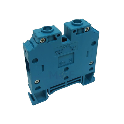 ONKA Rail Terminal Block Blue 10mm | ON-MRK 10-BLU | جنكسيون سكة ازرق