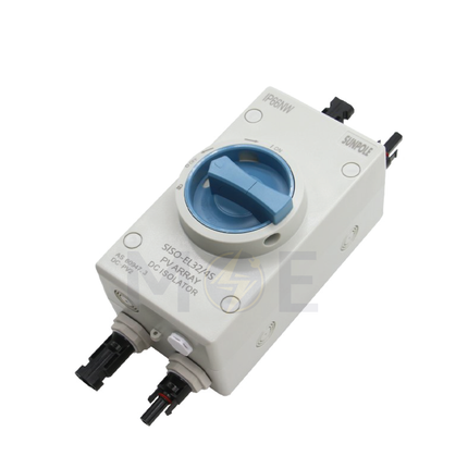 YRO IP66 Solar DC Isolator Switch For Photovoltaic PV / WaterProof Disconnector Isolator 1500V 4P 32A | YRDS1EL/N32/4R | مفتاح مطري عازل للوحات الطاقة الشمسية