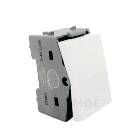 T&J 2way switch white 2P 10AX 250V | W2711A-2 | مفتاح دركسيون ابيض