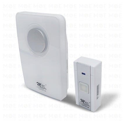 MEC Wireless Doorbell 36 Ringtones White 100mt J-9621K - جرس منزلي وايرلس ستة و ثلاثون صوت ابيض (1)