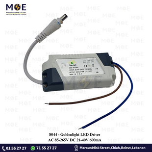 Goldenlight LED Driver AC 85-265V DC 21-40V 600mA | ترانس ليد