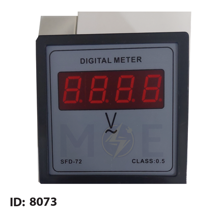 Orient Digital Voltmeter Panel Mount 0-600V AC 7x7cm | SFD-72 | ساعة فولت على خزانة