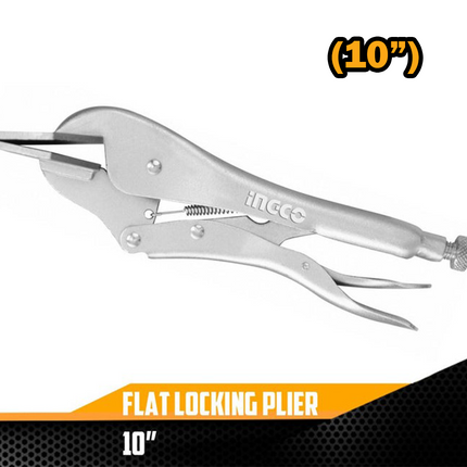 INGCO Flat Locking Plier 10inch HFLP0110
