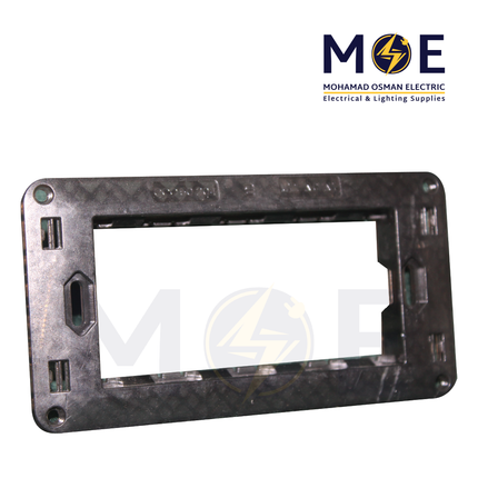SAS Eco Mounting Frame Transperent 4module | Eco-50-204 | شاسي مربعة بلاستيك