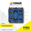Vimar Arke name plate push button 1P NO 10A 250V white | 19050.B | كباس جرس باسم ابیض فتحتان
