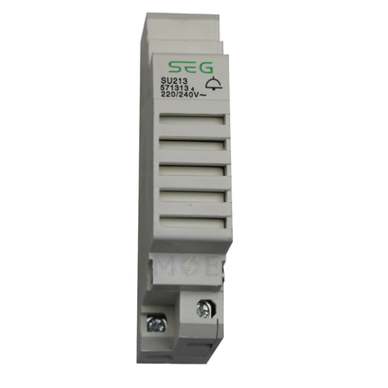 SEG Modular Din Buzzer / annunciator siren White 220V | SU213 | دجنتور جرس ابيض