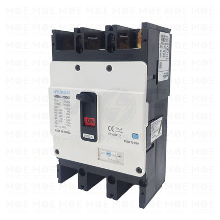 Hyundai MCB HGM250S Adjustable 26KA 3P 200A  - دجنتور صناعي عياري (1)