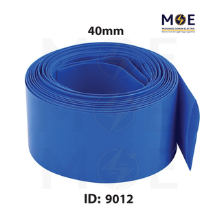 SEC Heat Shrink Tube Blue 125 degree 600V 40mm | DRS-40 | عازل حرارة للكابلات والبطاريات ازرق