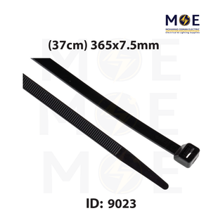 ELEMATIC Cable Tie Black ( 37cm ) 365x7.5mm | 35327 | رباط بلاستيك اسود
