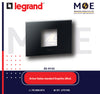 Legrand Arteor Italian standard Square Cover Plate Graphite 2module | 011575232 | بلاك غرافيت