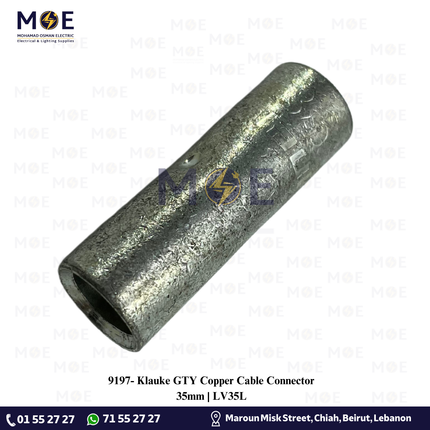 Klauke GTY Copper Cable Connector 35mm | LV35L | كوس وصل كبس نحاس