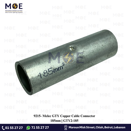 Melec GTY Copper Cable Connector 185mm | GTY2-185 | كوس وصل كبس نحاس