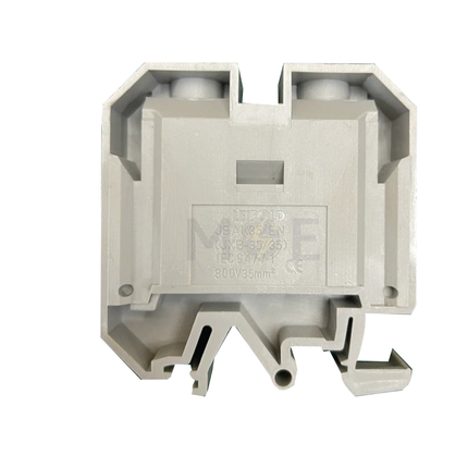 Leipold Rail Terminal Block Gray 35mm | JSAK35 / EN(JXB-35 / 35) | جنكسيون سكة رمادي