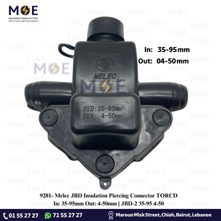 Melec JBD Insulation Piercing Connector TORCD In: 35-95mm Out: 4-50mm | JBD-2 35-95 4-50 | كونكتور تورسدي شكل سهم