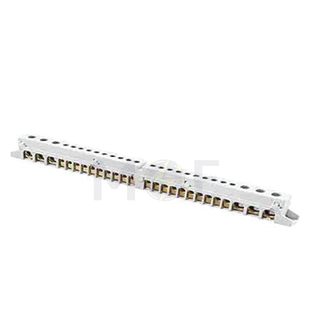 Gewiss Multi Hole Terminal Block 26 Holes 2x(3x25+10x10mm) Gray | 40402 | بارنتر